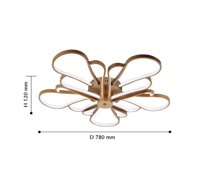 Потолочная люстра Bluten F-Promo LED 130W 2548-5U