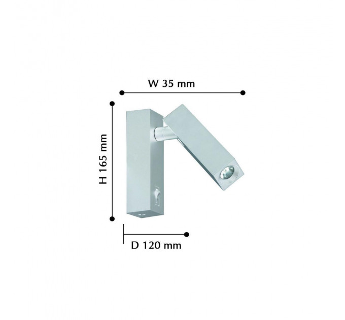 Спот Eckig Favourite LED 2W белый 2402-1W