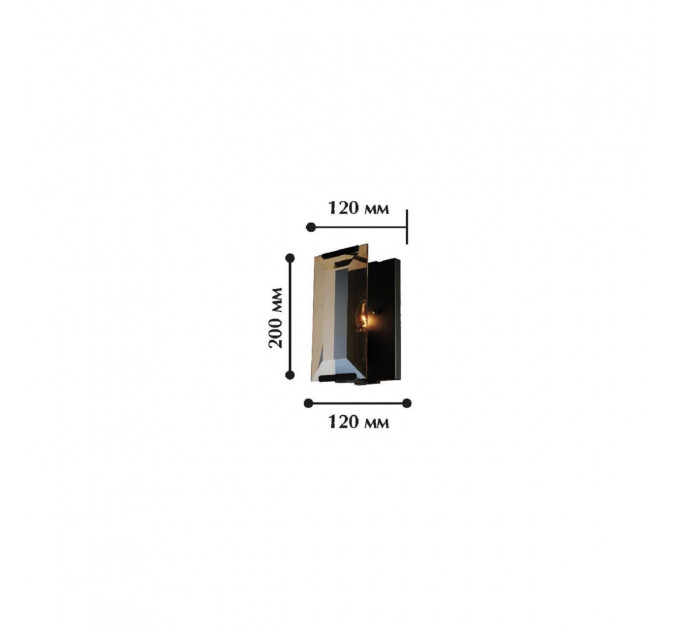 Настенный светильник Prismen Favourite 1*40W Е14 1891-1W