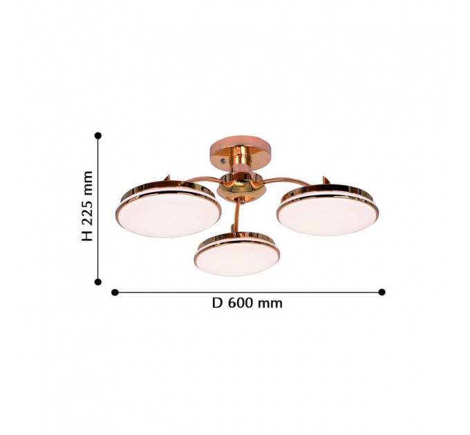 Потолочная люстра Ledante F-Promo LED 2473-3P