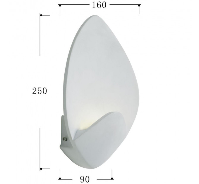 Настенный светильник Borges Favourite LED 8W белый 2562-1W