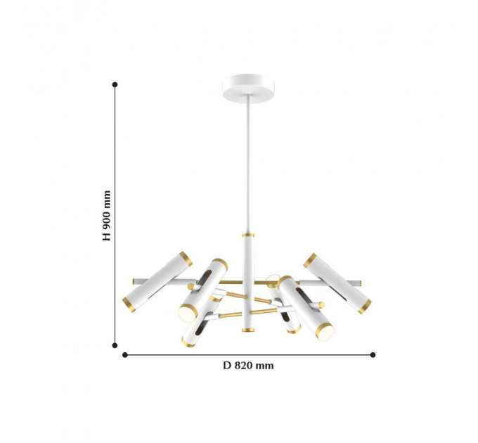 Подвесная люстра Duplex Favourite LED 36W 36W 2323-12U