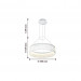 Подвесной светильник Perscripta Favourite LED 48W белый 2261-6P