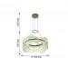 Подвесная люстра Feather Favourite LED 62W 2353-5P