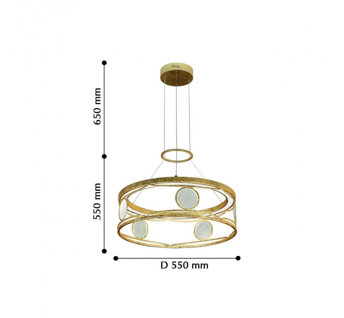 Подвесная люстра Rocco Favourite LED 57W 2354-5P