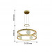 Подвесная люстра Rocco Favourite LED 57W 2354-5P