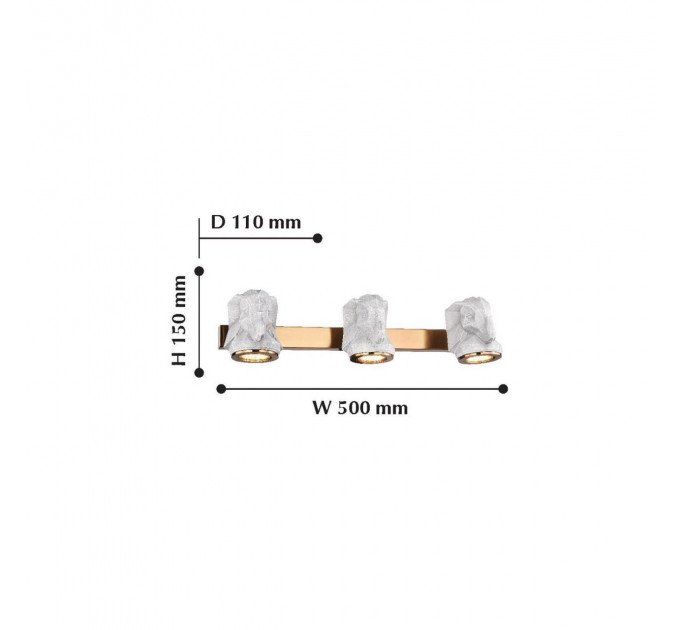 Спот Elephant Favourite 3*5W GU10 2322-3W
