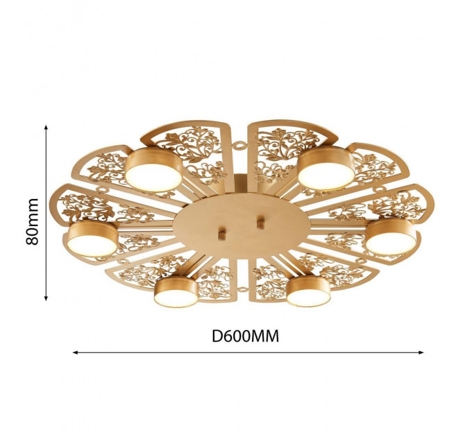 Потолочная люстра Ornamentum Favourite LED 24W 2605-6C