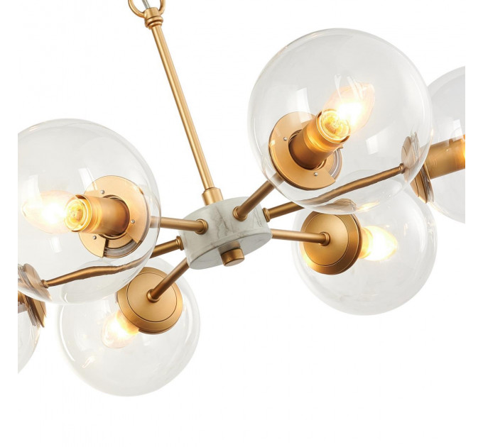 Подвесная люстра Marmore Favourite 8*40W Е14 2671-8P