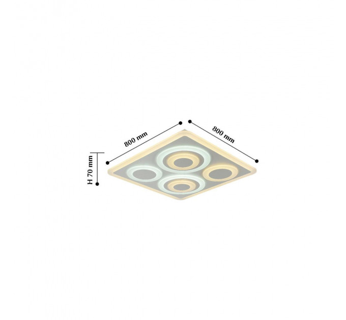 Потолочный светильник Ledolution F-Promo LED 2280-8C