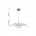 Подвесная люстра Annuli Favourite LED 48W 2208-6P