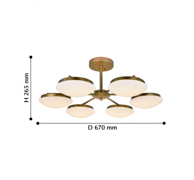 Потолочная люстра Ledante F-Promo LED 2476-6P