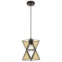 Подвесной светильник Polihedron Favourite 1*60W Е27 янтарный 1920-1P