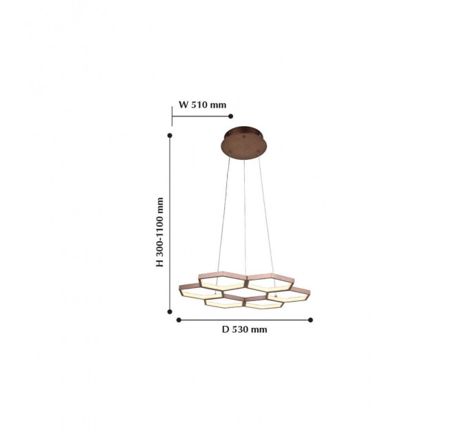 Подвесная люстра Cancellos Favourite LED 42W 2221-7P