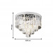 Потолочная люстра Geschosse Favourite 10*40W Е14 хрусталь 1490-10U
