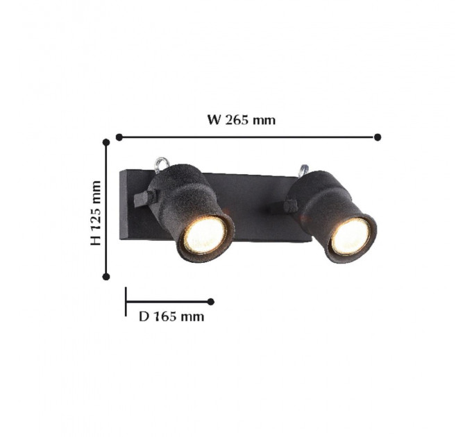 Спот Arcu Favourite 2*5W GU10 2026-2W
