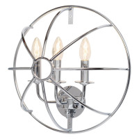 Настенный светильник Foucaults orb Loft It хром LOFT1193W