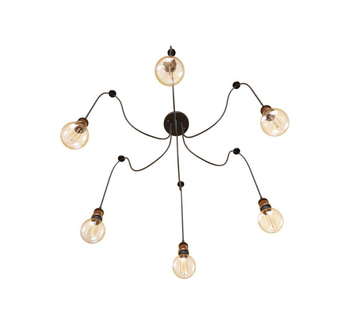 Подвесная люстра Spider Loft It 6*40W Е27 LOFT1162A/6