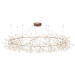 Подвесная люстра Heracleum Loft It LED 97W розовое золото 9022-324