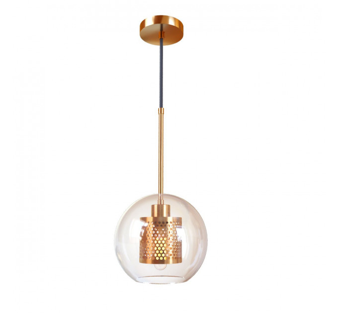 Подвесной светильник Hexagon Loft It 1*60W Е27 бронза LOFT2566-A