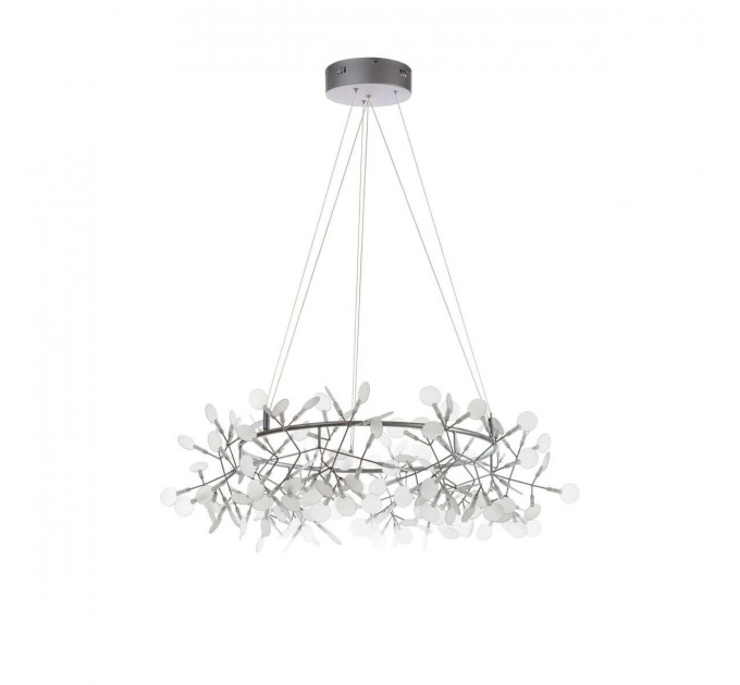 Подвесная люстра Heracleum Loft It LED 48W серебро 9022-162S