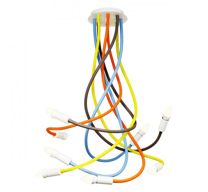 Потолочная люстра Eye Loft It 8*40W Е14 мульти LOFT1714-RGB