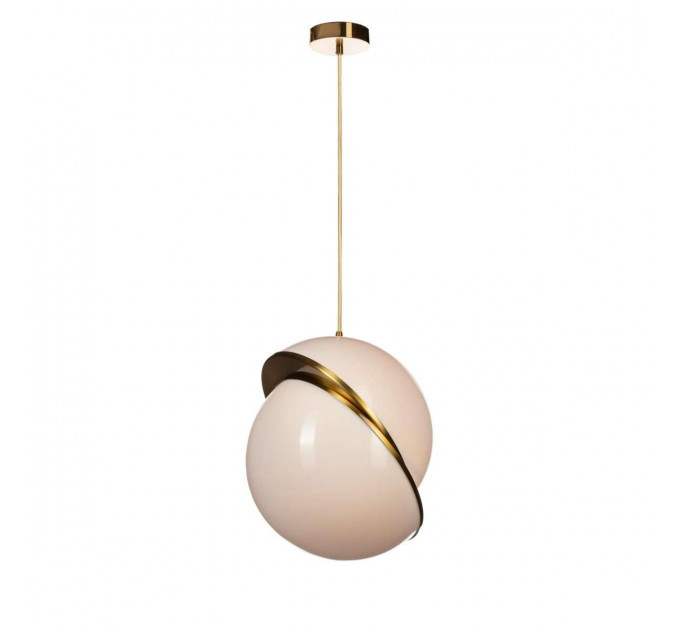Подвесной светильник Crescent Loft It 1*40W Е27 белый/золото 5063-B