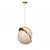 Подвесной светильник Crescent Loft It 1*40W Е27 белый/золото 5063-B