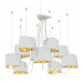 Подвесная люстра Nuage Loft It 10*40W Е14  белый LOFT1163-10WH