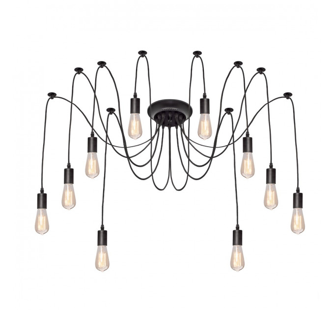 Подвесная люстра Spider Loft It 10*40W Е27 LOFT1162/10