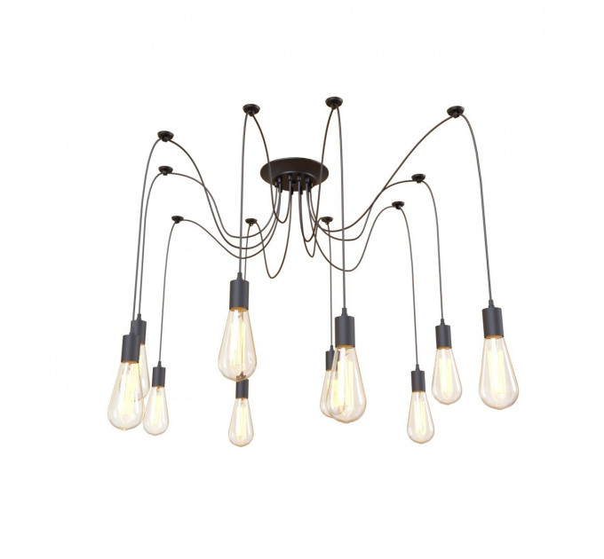 Подвесная люстра Spider Loft It 10*40W Е27 LOFT1162/10