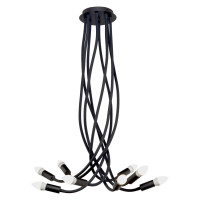 Потолочная люстра Eye Loft It 8*40W Е14 черный LOFT1714-BL