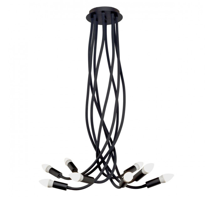 Потолочная люстра Eye Loft It 8*40W Е14 черный LOFT1714-BL