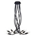 Потолочная люстра Eye Loft It 8*40W Е14 черный LOFT1714-BL