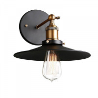 Настенное бра Factory filament Loft It 1*60W Е27 черный LOFT2101W