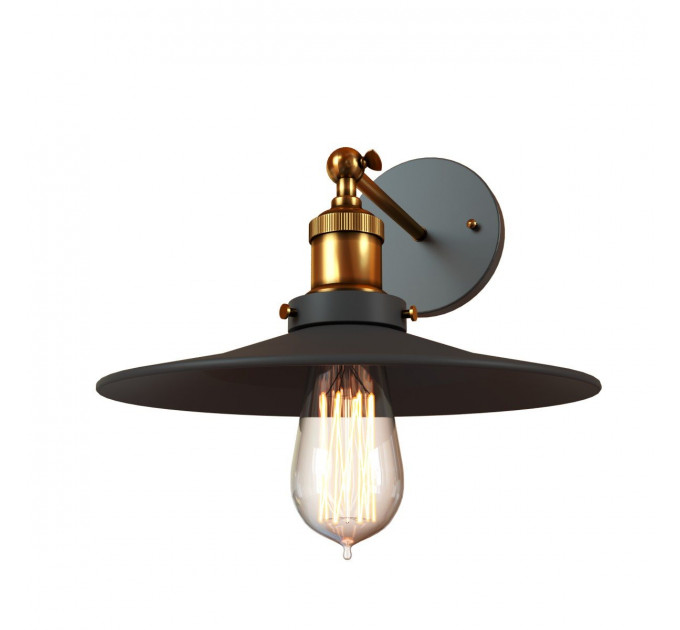Настенное бра Factory filament Loft It 1*60W Е27 черный LOFT2101W