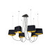 Подвесная люстра Nuage Loft It 6*40W Е14  черный LOFT1163-6BL