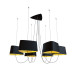 Подвесная люстра Nuage Loft It 6*40W Е14  черный LOFT1163-6BL