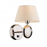 Настенное бра Hotel Odeon Light 1*40W E14 хром/беж 2195/1W
