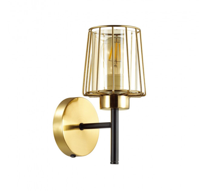 Настенное бра Dogana Odeon Light 1*60W Е27 золотистый 4656/1W