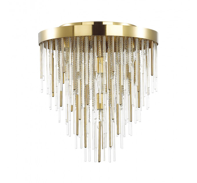 Потолочная люстра Avista Odeon Light 7*40W E14 золотистый 4784/7C