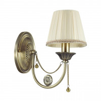 Настенное бра Ignessa Odeon Light 1*40W E14 бронза/белый 3222/1W