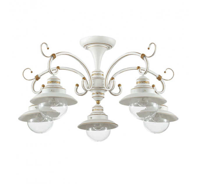 Потолочная люстра Sandrina Odeon Light 5*60W E27 белый 3248/5C