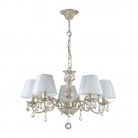 Подвесная люстра Magali Odeon Light 5*40W Е14 белый 3229/5