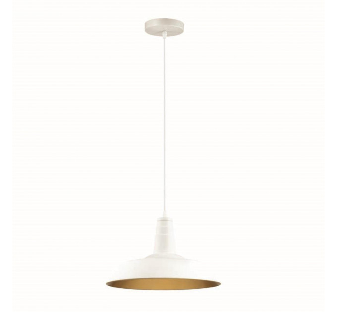 Подвесной светильник Kasl Odeon Light 1*60W E27 белый 3379/1