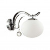Настенное бра Adda Odeon Light 1*40W Е14 хром/белый 3954/1W