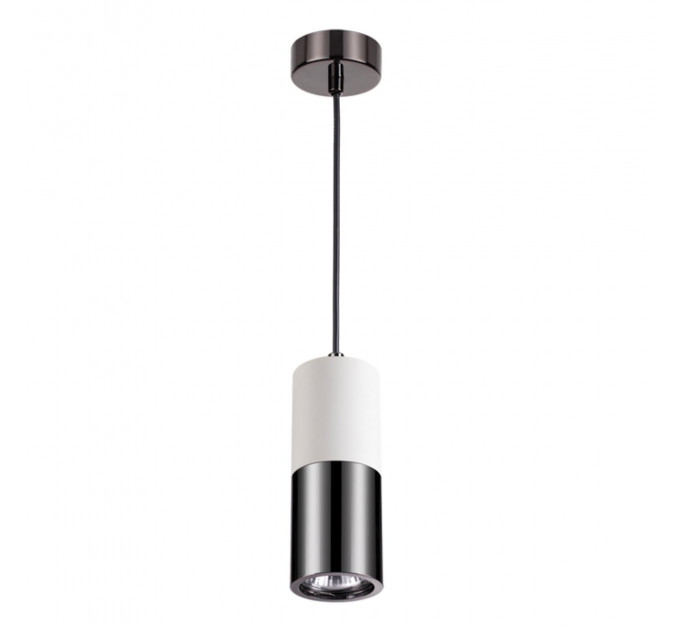 Подвесной светильник Duetta Odeon Light 1*50W GU10 белый/черный 3834/1