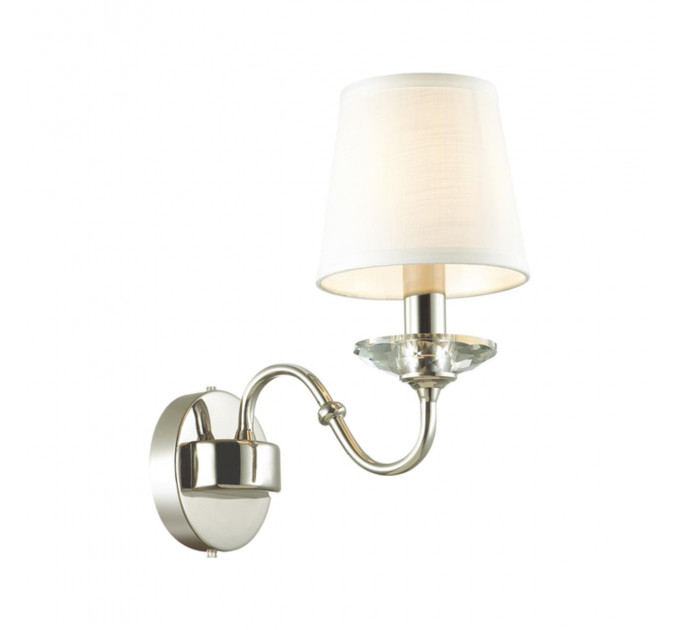 Настенное бра Ester Odeon Light 1*40W Е14 хром/белый 4181/1W