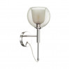 Настенное бра leva Odeon Light 1*40W E14 хром/дымчатый 4698/1W
