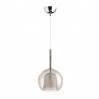 Подвесной светильник leva Odeon Light 1*40W E14 хром/дымчатый 4698/1